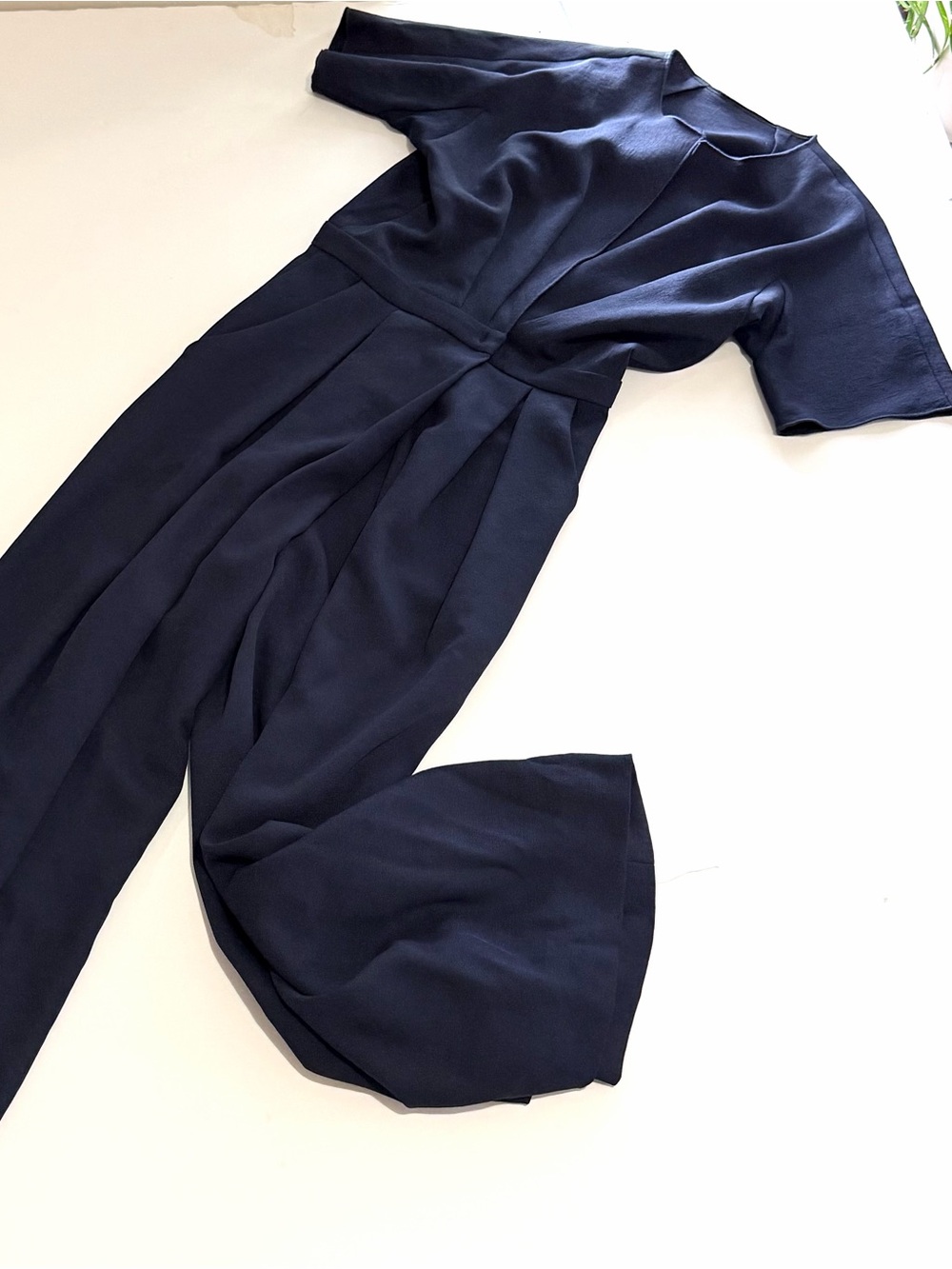 Rachel Comey - Navy Short-Sleeve Jumpsuit